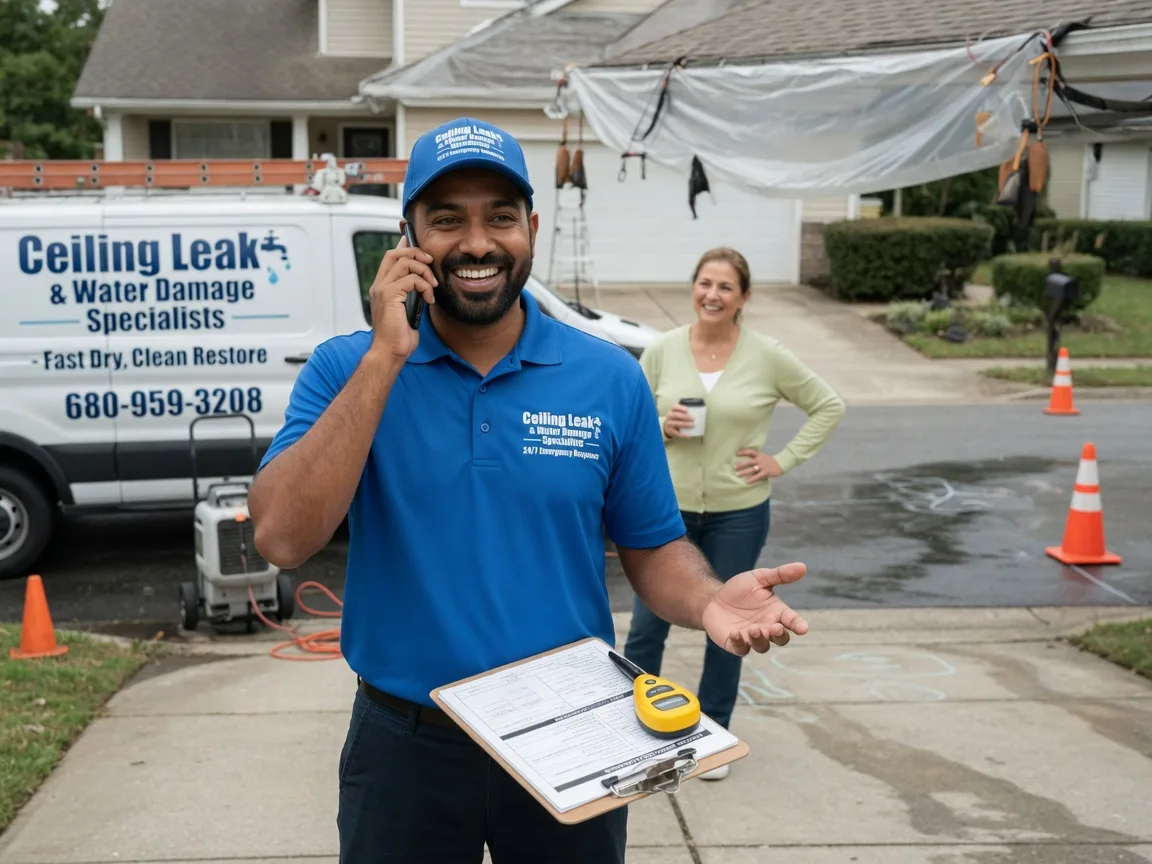 Ceiling Leak Cleanup Cherokee, TX FAQs